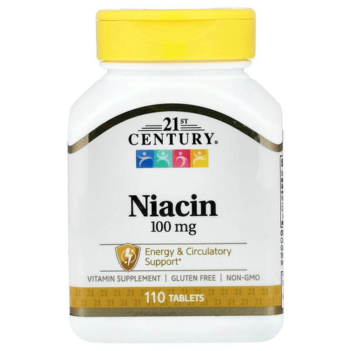 <img alt="21st Century, Niacin, 100 mg, 110 Tablets" title="21st Century, Niacin, 100 mg, 110 Tablets,740985213643"