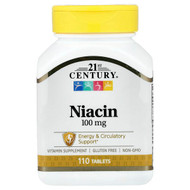 <img alt="21st Century, Niacin, 100 mg, 110 Tablets" title="21st Century, Niacin, 100 mg, 110 Tablets,740985213643"