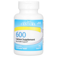 <img alt="21st Century, Calcium Supplement 600, 75 Tablets (600 mg per Tablet)" title="21st Century, Calcium Supplement 600, 75 Tablets (600 mg per Tablet),740985275320"