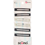 <img alt="Scunci, Open Center Metal Barrettes, Assorted Colors, 6 Pieces" title="Scunci, Open Center Metal Barrettes, Assorted Colors, 6 Pieces,043194161607"