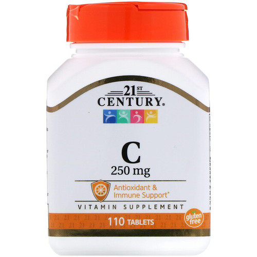 <img alt="21st Century, Vitamin C, 250 mg, 110 Tablets" title="21st Century, Vitamin C, 250 mg, 110 Tablets,740985222942"