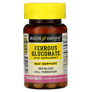 <img alt="Mason Natural, Ferrous Gluconate, 100 Tablets" title="Mason Natural, Ferrous Gluconate, 100 Tablets,311845137517"