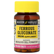 <img alt="Mason Natural, Ferrous Gluconate, 100 Green Tablets (27 mg per Tablet)" title="Mason Natural, Ferrous Gluconate, 100 Green Tablets (27 mg per Tablet),311845137517"