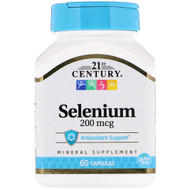 <img alt="21st Century, Selenium, 200 mcg, 60 Capsules" title="21st Century, Selenium, 200 mcg, 60 Capsules,740985211540"