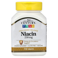 <img alt="21st Century, Niacin, Prolonged Release, 110 Tablets" title="21st Century, Niacin, Prolonged Release, 110 Tablets,740985228494"