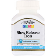 <img alt="21st Century, Slow Release Iron, 60 Tablets" title="21st Century, Slow Release Iron, 60 Tablets,740985273432"