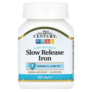 <img alt="3 PACK of 21st Century, Slow Release Iron, High Potency, 45 mg , 60 Tablets" title="3 PACK of 21st Century, Slow Release Iron, High Potency, 45 mg , 60 Tablets,740985273432"