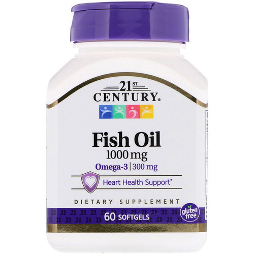 <img alt="21st Century, Fish Oil, 1000 mg, 60 Softgels" title="21st Century, Fish Oil, 1000 mg, 60 Softgels,740985214954"