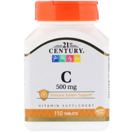 <img alt="21st Century, C, 500 mg, 110 Tablets" title="21st Century, C, 500 mg, 110 Tablets,740985223161"