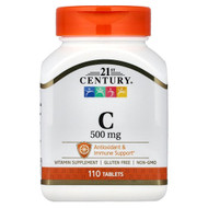 <img alt="21st Century, Vitamin C, 500 mg, 110 Tablets" title="21st Century, Vitamin C, 500 mg, 110 Tablets,740985223161"