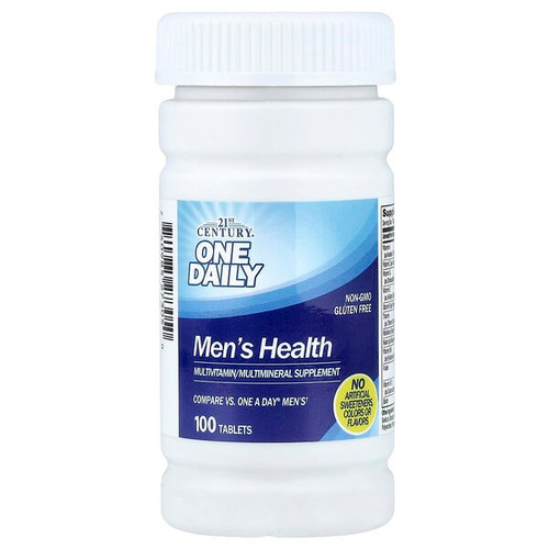 <img alt="21st Century, One Daily, Mens Health, 100 Tablets" title="21st Century, One Daily, Mens Health, 100 Tablets,740985273050"