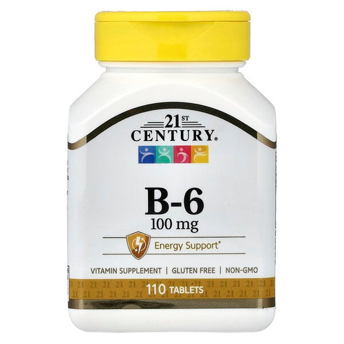 <img alt="21st Century, Vitamin B-6, 110 Tablets" title="21st Century, Vitamin B-6, 110 Tablets,740985211960"