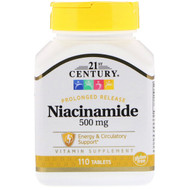 <img alt="21st Century, Niacinamide, 500 mg, 110 Tablets" title="21st Century, Niacinamide, 500 mg, 110 Tablets,740985225509"