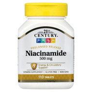 <img alt="21st Century, Niacinamide, Prolonged Release , 110 Tablets" title="21st Century, Niacinamide, Prolonged Release , 110 Tablets,740985225509"