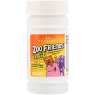 <img alt="21st Century, Zoo Friends with Extra C, 60 Chewable Tablets" title="21st Century, Zoo Friends with Extra C, 60 Chewable Tablets,740985273135"