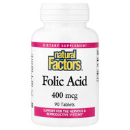 <img alt="Natural Factors, Folic Acid, 90 Tablets" title="Natural Factors, Folic Acid, 90 Tablets,068958012728"