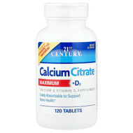 <img alt="21st Century, Calcium Citrate Maximum + D3, 120 Tablets" title="21st Century, Calcium Citrate Maximum + D3, 120 Tablets,740985274934"