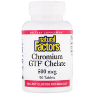 <img alt="Natural Factors, Chromium GTF Chelate, 500 mcg, 90 Tablets" title="Natural Factors, Chromium GTF Chelate, 500 mcg, 90 Tablets,068958016306"