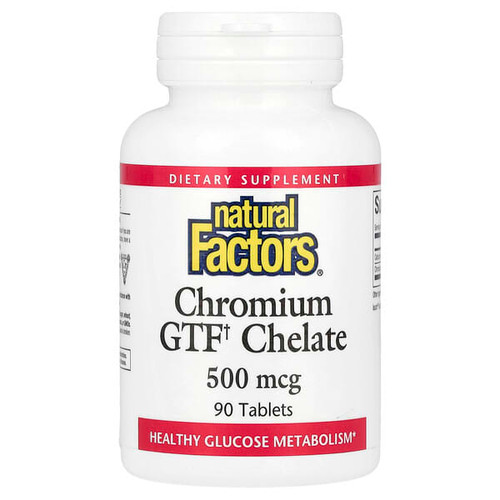 <img alt="Natural Factors, Chromium GTF Chelate, 500 mcg, 90 Tablets" title="Natural Factors, Chromium GTF Chelate, 500 mcg, 90 Tablets,068958016306"