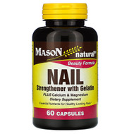 <img alt="Mason Natural, Nail Strengthener with Gelatin, 60 Capsules" title="Mason Natural, Nail Strengthener with Gelatin, 60 Capsules,311845120359"
