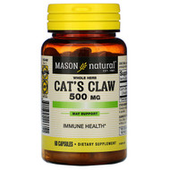 <img alt="Mason Natural, Cats Claw, 500 mg, 60 Capsules" title="Mason Natural, Cats Claw, 500 mg, 60 Capsules,311845113351"