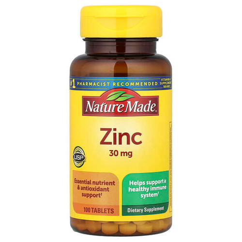 <img alt="Nature Made, Zinc, 30 mg, 100 Tablets" title="Nature Made, Zinc, 30 mg, 100 Tablets,031604012779"