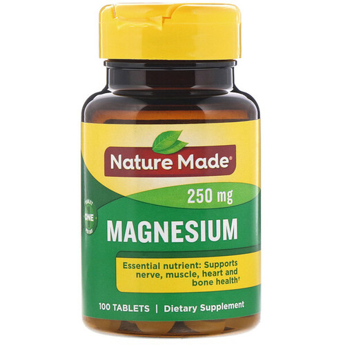 <img alt="Nature Made, Magnesium, 250 mg, 100 Tablets" title="Nature Made, Magnesium, 250 mg, 100 Tablets,031604012694"
