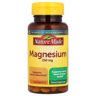 <img alt="Nature Made, Magnesium, 250 mg, 100 Tablets" title="Nature Made, Magnesium, 250 mg, 100 Tablets,031604012694"