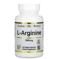 <img alt="California Gold Nutrition, L-Arginine, AjiPure, 500 mg, 60 Veggie Caps" title="California Gold Nutrition, L-Arginine, AjiPure, 500 mg, 60 Veggie Caps,898220011261"