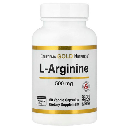 <img alt="California Gold Nutrition, L-Arginine, 500 mg , 60 Veggie Capsules" title="California Gold Nutrition, L-Arginine, 500 mg , 60 Veggie Capsules,898220011261"