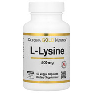 <img alt="California Gold Nutrition, L-Lysine, 500 mg, 60 Veggie Capsules" title="California Gold Nutrition, L-Lysine, 500 mg, 60 Veggie Capsules,898220011322"