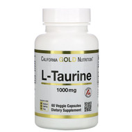 <img alt="California Gold Nutrition, L-Taurine, 1000 mg, 60 Veggie Capsules" title="California Gold Nutrition, L-Taurine, 1000 mg, 60 Veggie Capsules,898220011339"
