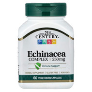 <img alt="21st Century, Echinacea Complex, 60 Vegetarian Capsules (125 mg per Capsule)" title="21st Century, Echinacea Complex, 60 Vegetarian Capsules (125 mg per Capsule),740985212875"