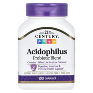 <img alt="21st Century, Acidophilus Probiotic Blend, 100 Capsules" title="21st Century, Acidophilus Probiotic Blend, 100 Capsules,740985213391"