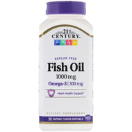 <img alt="21st Century, Fish Oil, Reflux Free, 1,000 mg, 90 Enteric Coated Softgels" title="21st Century, Fish Oil, Reflux Free, 1,000 mg, 90 Enteric Coated Softgels,740985227312"