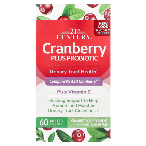 <img alt="21st Century, Cranberry Plus Probiotic, 60 Tablets" title="21st Century, Cranberry Plus Probiotic, 60 Tablets,740985278482"