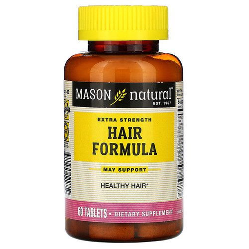 <img alt="Mason Natural, Extra Strength Hair Formula, 60 Tablets" title="Mason Natural, Extra Strength Hair Formula, 60 Tablets,311845122759"