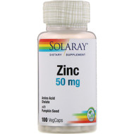<img alt="Solaray, Zinc, 50 mg, 100 VegCaps" title="Solaray, Zinc, 50 mg, 100 VegCaps,076280047103"