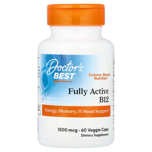 <img alt="Doctors Best, Fully Active B12, 1,500 mcg, 60 Veggie Caps" title="Doctors Best, Fully Active B12, 1,500 mcg, 60 Veggie Caps,753950002869"