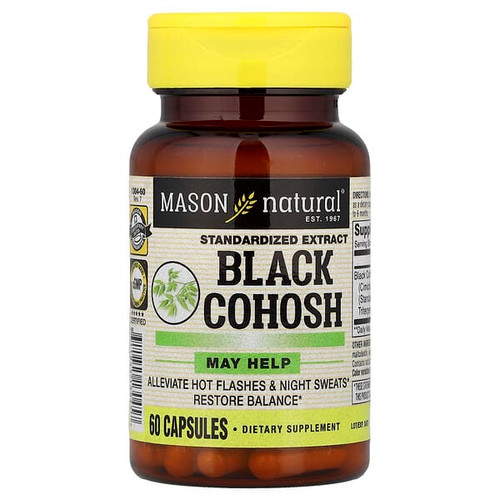 <img alt="Mason Natural, Black Cohosh, Standardized Extract, 60 Capsules (40 mg per Capsule)" title="Mason Natural, Black Cohosh, Standardized Extract, 60 Capsules (40 mg per Capsule),311845130457"
