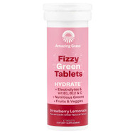 <img alt="Amazing Grass, Fizzy Green Tablets, Hydrate, Strawberry Lemonade, 10 Tablets" title="Amazing Grass, Fizzy Green Tablets, Hydrate, Strawberry Lemonade, 10 Tablets,829835006502"
