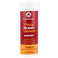 <img alt="Amazing Grass, Fizzy Green Tablets, Energy, Tropical, 10 Tablets" title="Amazing Grass, Fizzy Green Tablets, Energy, Tropical, 10 Tablets,829835006533"