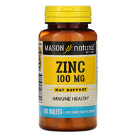 <img alt="Mason Natural, Zinc, 100 mg, 100 Tablets" title="Mason Natural, Zinc, 100 mg, 100 Tablets,311845077516"