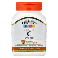 <img alt="21st Century, Chewable Vitamin C, Orange , 500 mg, 110 Tablets" title="21st Century, Chewable Vitamin C, Orange , 500 mg, 110 Tablets,740985210246"