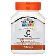 <img alt="21st Century, Vitamin C, Prolonged Release, 500 mg, 110 Tablets" title="21st Century, Vitamin C, Prolonged Release, 500 mg, 110 Tablets,740985211908"