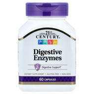<img alt="21st Century, Digestive Enzymes, 60 Capsules" title="21st Century, Digestive Enzymes, 60 Capsules,740985225561"