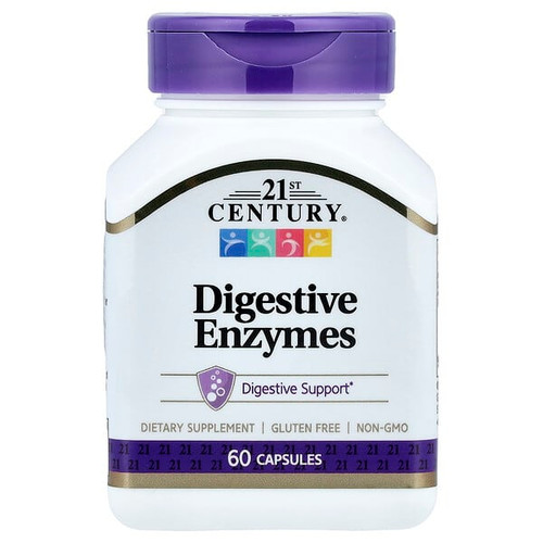 <img alt="21st Century, Digestive Enzymes, 60 Capsules" title="21st Century, Digestive Enzymes, 60 Capsules,740985225561"