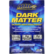 3 PACK of MHP, Dark Matter, Post-Workout Muscle Growth Accelerator, Blue Rasperry, 1.38 oz (39 g)
