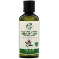 3 PACK of Petal Fresh, Pure, Scalp Treatment Shampoo, Tea Tree, 3 fl oz (90 ml)