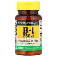<img alt="Mason Natural, Vitamin B-1, 250 mg, 100 Tablets" title="Mason Natural, Vitamin B-1, 250 mg, 100 Tablets,311845056610"